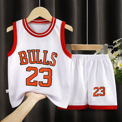 Children's Clothing Sports Basketball Wear Children's Clothing Boys' Suit - AQIB TECH LTD