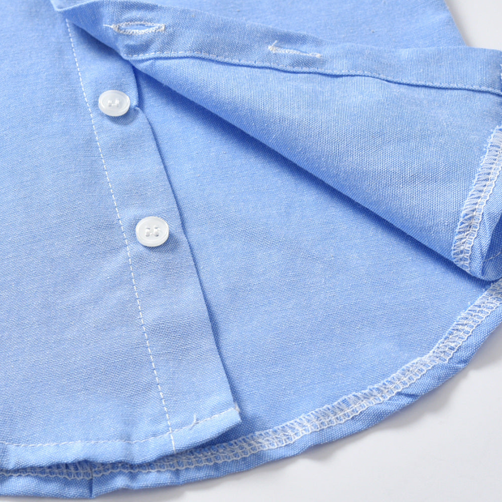 Boys Gentleman Bib Pant Suit Long Sleeve Bow Tie - AQIB TECH LTD