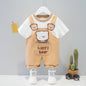 Children's Clothing Men And Women Baby Summer Cartoon Short-sleeved Overalls - AQIB TECH LTD