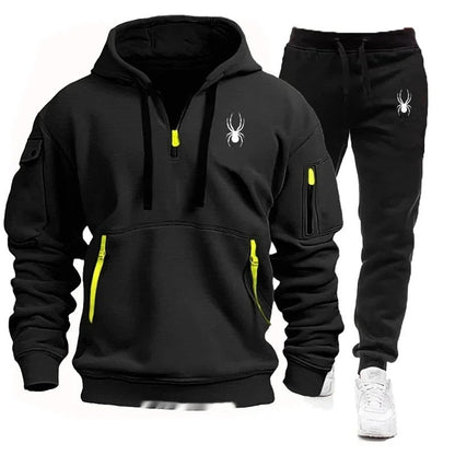 Casual Men's Pocket Polyester Sports Suit - AQIB TECH LTD