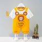 Children's Clothing Men And Women Baby Summer Cartoon Short-sleeved Overalls - AQIB TECH LTD