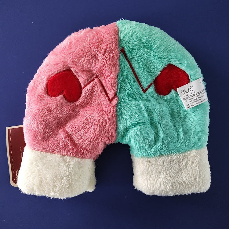 Cartoon Double-layer Thickened Rabbit Couple Hand Gloves - AQIB TECH LTD