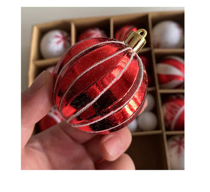Colorful Christmas Ornament Ball Set - AQIB TECH LTD