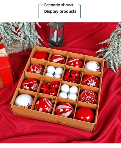 Colorful Christmas Ornament Ball Set - AQIB TECH LTD