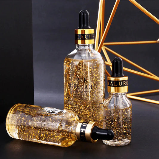24k Gold Hyaluronic Acid Face Serum - AQIB TECH LTD