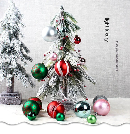 Colorful Christmas Ornament Ball Set - AQIB TECH LTD
