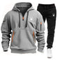 Casual Men's Pocket Polyester Sports Suit - AQIB TECH LTD