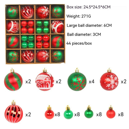 Colorful Christmas Ornament Ball Set - AQIB TECH LTD