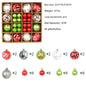 Colorful Christmas Ornament Ball Set - AQIB TECH LTD